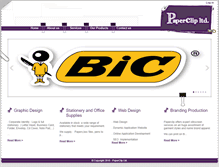 Tablet Screenshot of paperclipltd.com